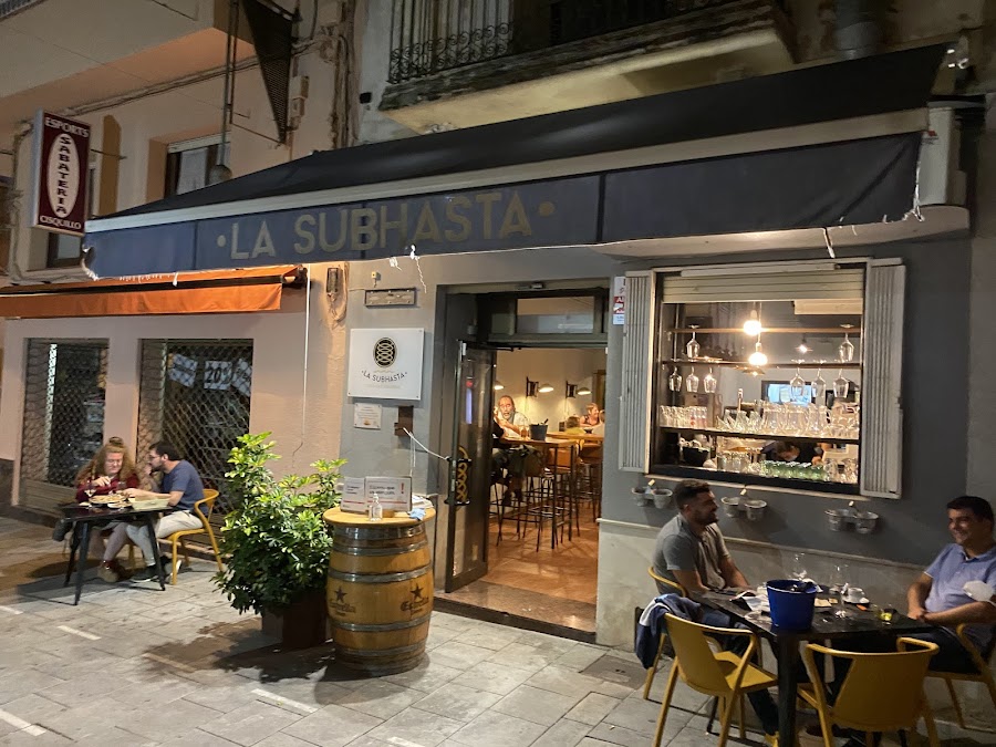 La Subhasta Restaurant, Espai Gastronòmic